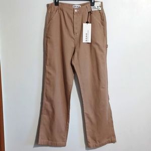 S.O.N.G. "Carpenter 90s Boyfriend High-Rise, Wide Leg" pants.  Size 17.  NWT
